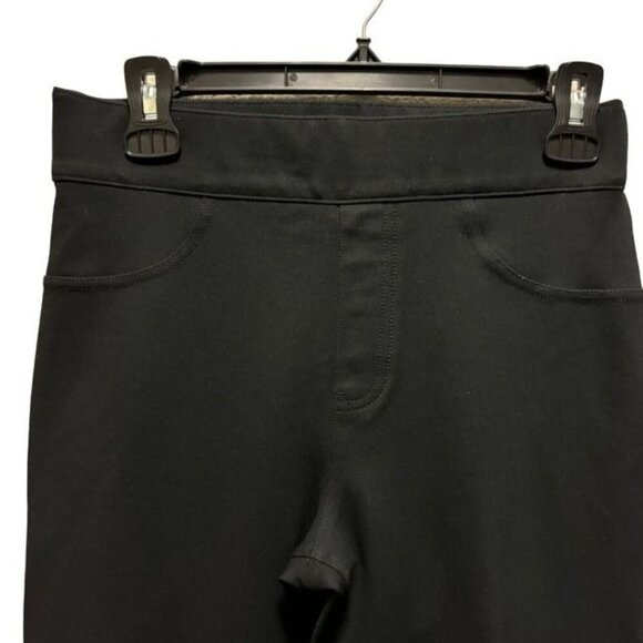 Spanx Women's 4-Pocket Skinny In Ponte Pants Size M Petite Taille Classic Black - Picture 8 of 11